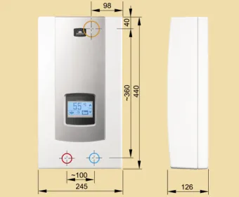 Водонагреватель Kospel PPVE-18/21/24 Focus Electronic