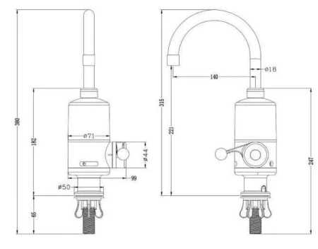 Водонагреватель Oasis KP-P