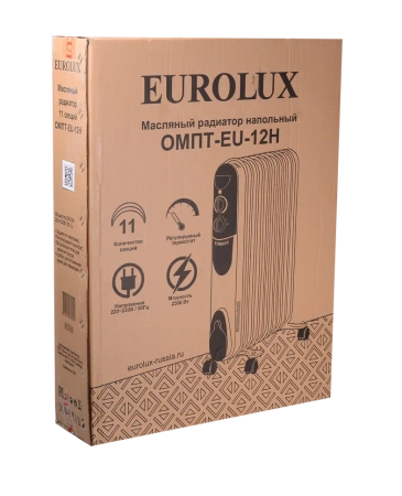 Масляный обогреватель Eurolux ОМПТ-EU-12Н