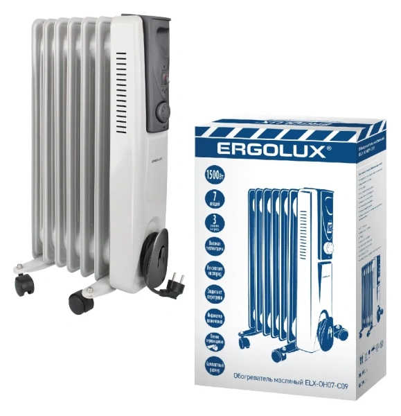 Масляный обогреватель Ergolux ELX-OH07-C09