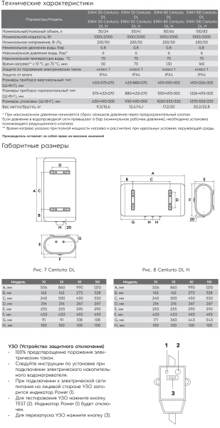 Водонагреватель Electrolux EWH 30 Centurio DL
