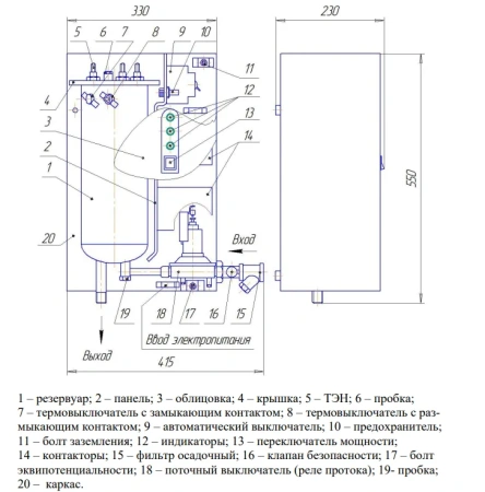 Водонагреватель Гродноторгмаш ЭВПЗ-15