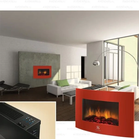 Электрический камин Electrolux EFP/W-1200URLS (белый)