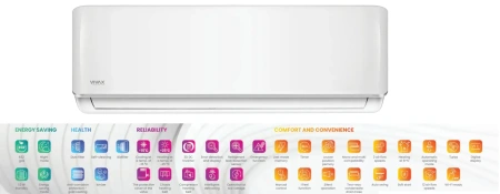 Кондиционер Vivax R+ Design ACP-24CH70AERI+ (белый)