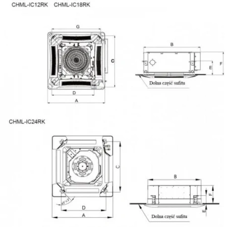 Кондиционер Cooper&Hunter Commercial CHML-IC24RK