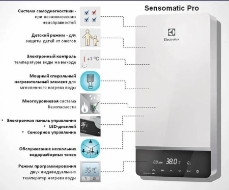 Водонагреватель Electrolux NPX 12-18 Sensomatic Pro