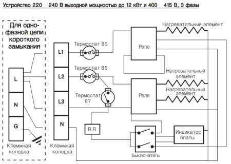 Водонагреватель Atmor In-Line 12 кВт