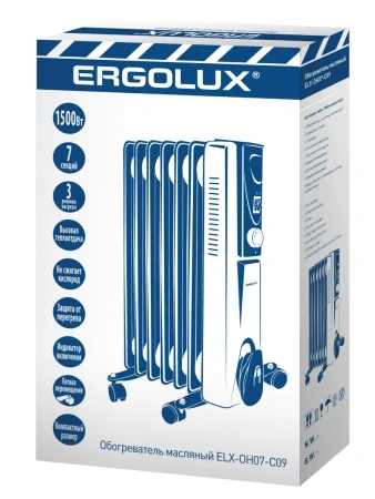 Масляный обогреватель Ergolux ELX-OH07-C09