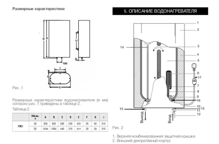 Водонагреватель Electrolux SWH FSE1 80 V